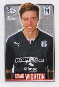 Sticker Craig Wighton - Scottish Professional Football League 2013-2014 n. 250 - Topps