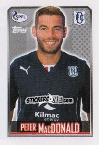Sticker Peter MacDonald - Scottish Professional Football League 2013-2014 n. 251 - Topps