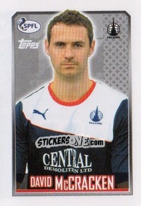 Sticker David McCracken - Scottish Professional Football League 2013-2014 n. 256 - Topps