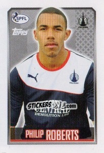 Sticker Philip Roberts - Scottish Professional Football League 2013-2014 n. 265 - Topps