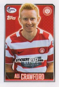 Cromo Ali Crawford - Scottish Professional Football League 2013-2014 - Topps