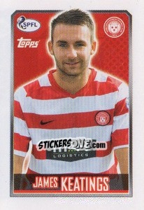 Sticker James Keatings - Scottish Professional Football League 2013-2014 - Topps