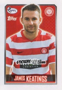 Cromo James Keatings - Scottish Professional Football League 2013-2014 - Topps