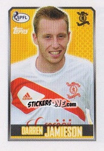 Sticker Darren Jamieson - Scottish Professional Football League 2013-2014 - Topps