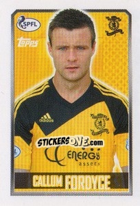 Sticker Callum Fordyce - Scottish Professional Football League 2013-2014 - Topps