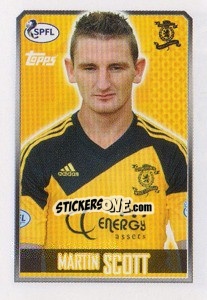 Sticker Martin Scott - Scottish Professional Football League 2013-2014 - Topps