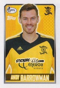 Sticker Andy Barrowman - Scottish Professional Football League 2013-2014 - Topps