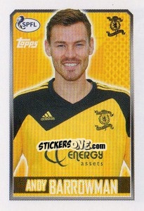 Figurina Andy Barrowman - Scottish Professional Football League 2013-2014 - Topps