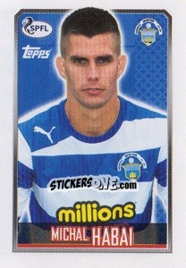 Cromo Michal Habai - Scottish Professional Football League 2013-2014 - Topps