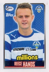Sticker Reece Hands - Scottish Professional Football League 2013-2014 - Topps