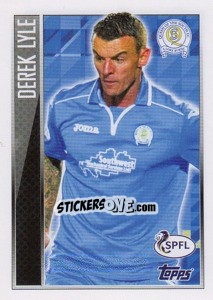 Sticker Derek Lyle (Star Player) - Scottish Professional Football League 2013-2014 n. 310 - Topps