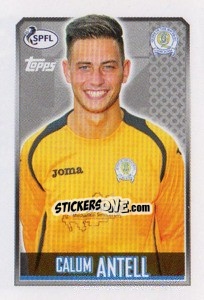 Cromo Calum Antell - Scottish Professional Football League 2013-2014 - Topps