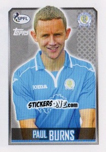Sticker Paul Burns - Scottish Professional Football League 2013-2014 - Topps