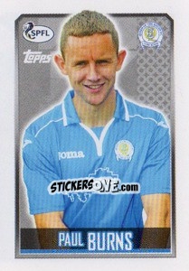 Sticker Paul Burns - Scottish Professional Football League 2013-2014 n. 318 - Topps