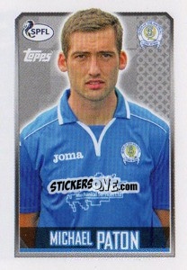 Sticker Michael Paton - Scottish Professional Football League 2013-2014 - Topps