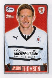 Sticker Jason Thomson - Scottish Professional Football League 2013-2014 n. 326 - Topps