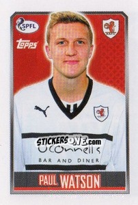 Sticker Paul Watson - Scottish Professional Football League 2013-2014 n. 327 - Topps