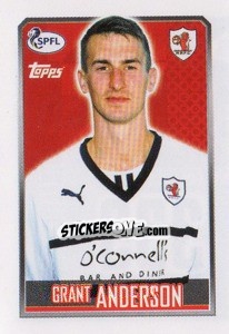 Sticker Grant Anderson - Scottish Professional Football League 2013-2014 n. 333 - Topps