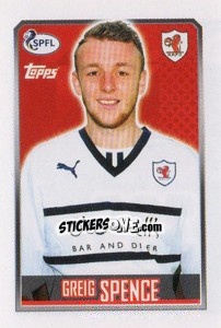 Figurina Greig Spence - Scottish Professional Football League 2013-2014 - Topps