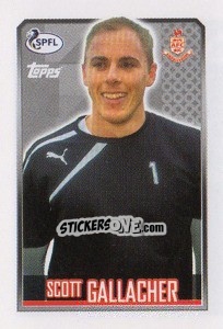 Sticker Scott Gallacher - Scottish Professional Football League 2013-2014 - Topps