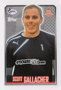 Cromo Scott Gallacher - Scottish Professional Football League 2013-2014 - Topps