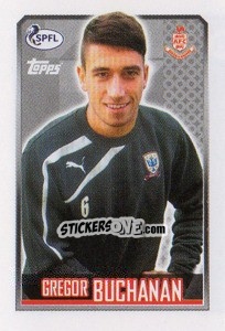 Cromo Gregor Buchanan - Scottish Professional Football League 2013-2014 - Topps