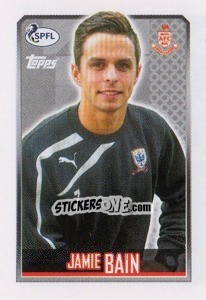Sticker Jamie Bain - Scottish Professional Football League 2013-2014 - Topps
