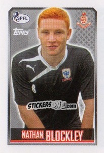 Cromo Nathan Blockley - Scottish Professional Football League 2013-2014 - Topps