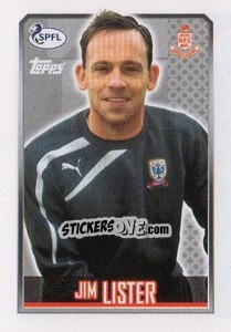 Sticker Jim Lister - Scottish Professional Football League 2013-2014 - Topps