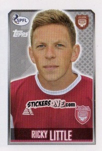 Sticker Ricky Little - Scottish Professional Football League 2013-2014 n. 352 - Topps