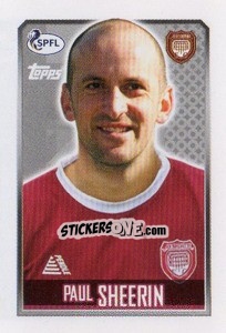 Cromo Paul Sherrin - Scottish Professional Football League 2013-2014 - Topps