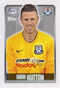 Sticker David Hutton - Scottish Professional Football League 2013-2014 - Topps