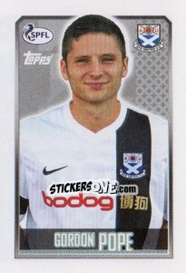Sticker Gordon Pope - Scottish Professional Football League 2013-2014 n. 365 - Topps