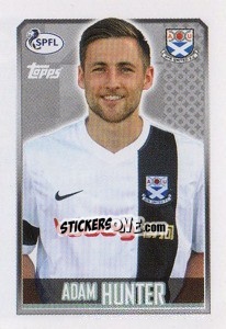 Sticker Adam Hunter - Scottish Professional Football League 2013-2014 - Topps