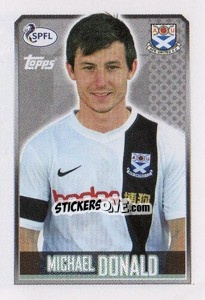 Sticker Michael Donald - Scottish Professional Football League 2013-2014 n. 368 - Topps