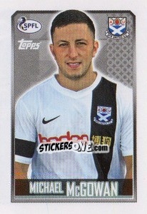 Sticker Michael McGowan - Scottish Professional Football League 2013-2014 - Topps