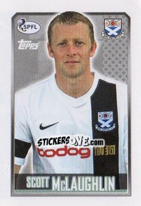 Sticker Scott McLaughlin - Scottish Professional Football League 2013-2014 - Topps