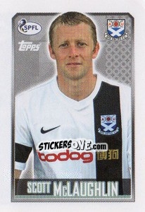 Sticker Scott McLaughlin - Scottish Professional Football League 2013-2014 n. 372 - Topps