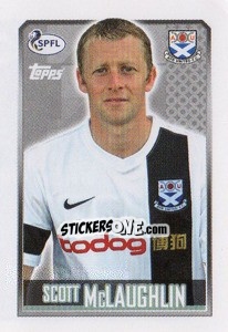 Cromo Scott McLaughlin - Scottish Professional Football League 2013-2014 - Topps