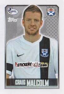 Figurina Craig Malcolm - Scottish Professional Football League 2013-2014 - Topps