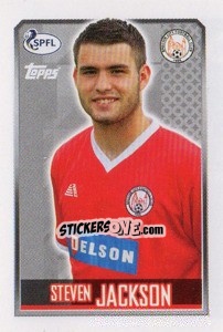 Figurina Steven Jackson - Scottish Professional Football League 2013-2014 n. 380 - Topps