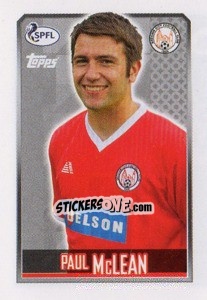 Sticker Paul McLean - Scottish Professional Football League 2013-2014 - Topps