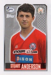 Figurina Stuart Anderson - Scottish Professional Football League 2013-2014 n. 383 - Topps