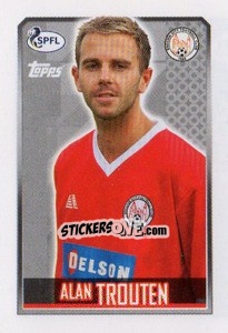 Figurina Alan Trouten - Scottish Professional Football League 2013-2014 n. 387 - Topps