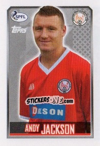 Sticker Andy Jackson - Scottish Professional Football League 2013-2014 - Topps