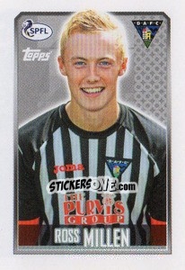 Cromo Ross Millen - Scottish Professional Football League 2013-2014 - Topps