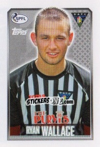 Sticker Ryan Wallace - Scottish Professional Football League 2013-2014 - Topps