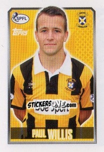 Sticker Paul Willis - Scottish Professional Football League 2013-2014 - Topps