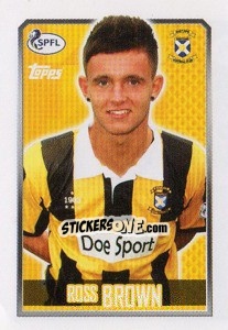 Sticker Ross Brown - Scottish Professional Football League 2013-2014 - Topps