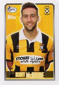 Sticker Scott McBride - Scottish Professional Football League 2013-2014 - Topps